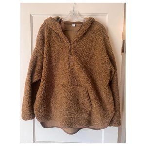 Old Navy Teddy Quarter Zip Sweatshirt